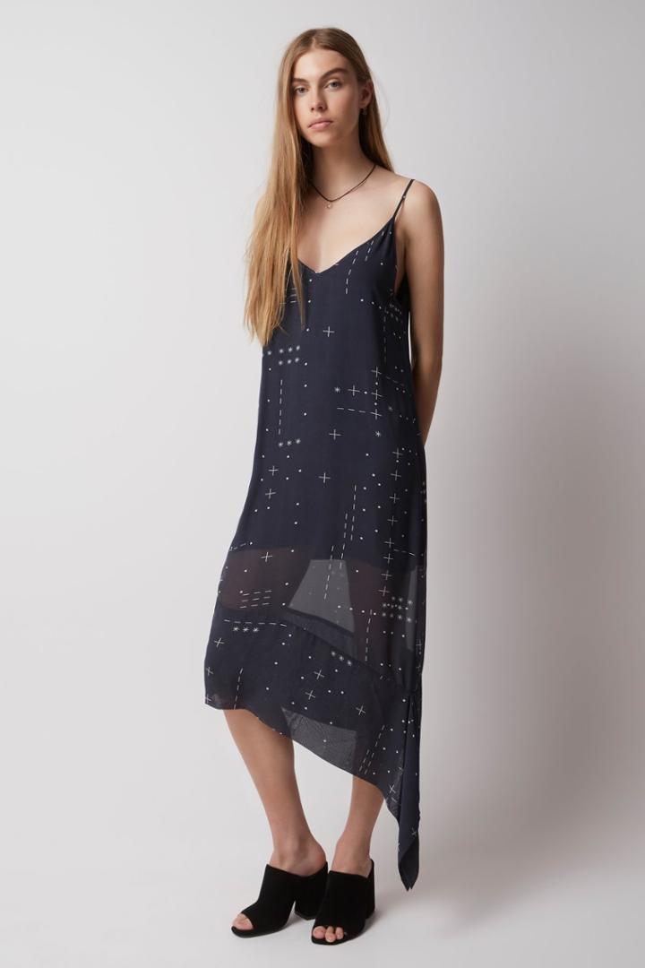 The Fifth The Fifth Someone Sometime Dress Grid Print