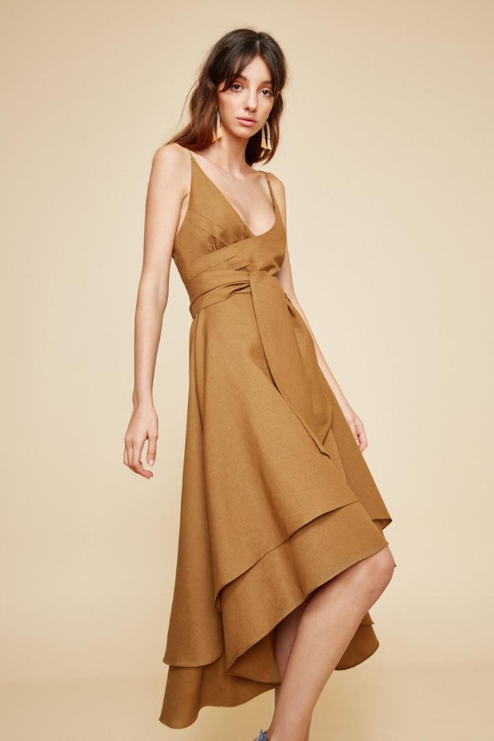 C/meo Collective C/meo Collective Vision Of You Dress Taupe