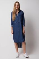 The Fifth The Fifth Moonlight Dreams Shirt Dress Washed Blue Chambray
