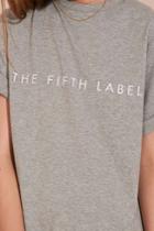 The Fifth The Fifth Change Of Place T-shirt Grey Marle