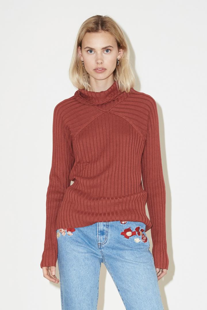 The Fifth The Fifth Denver Knit Terracottaxxs, Xs,s,m,l