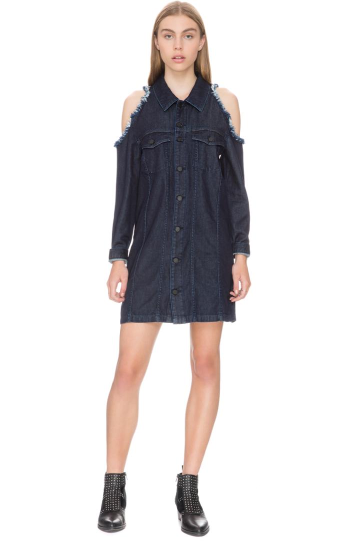 The Fifth Front Row Jacket Dress Deep Blue