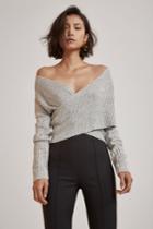 C/meo Collective Evolution Knit Top Marle Grey