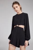 Finders Keepers Emmerson Playsuit Black
