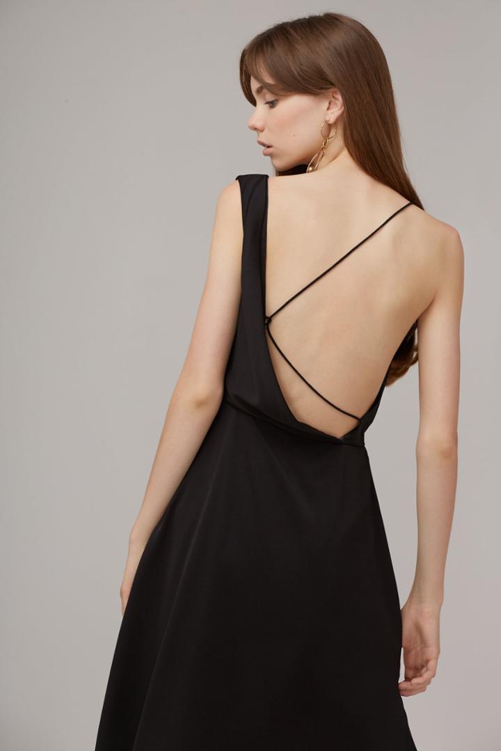 Keepsake Sidelines Midi Dress Black
