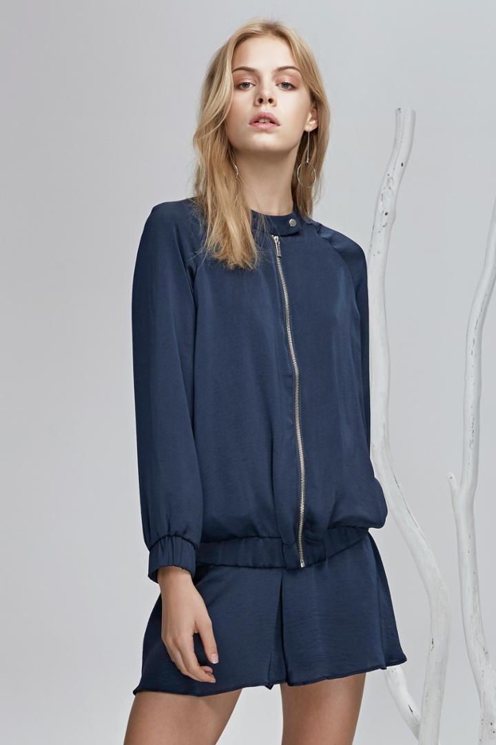 Finders Keepers Rene Bomber Charcoal