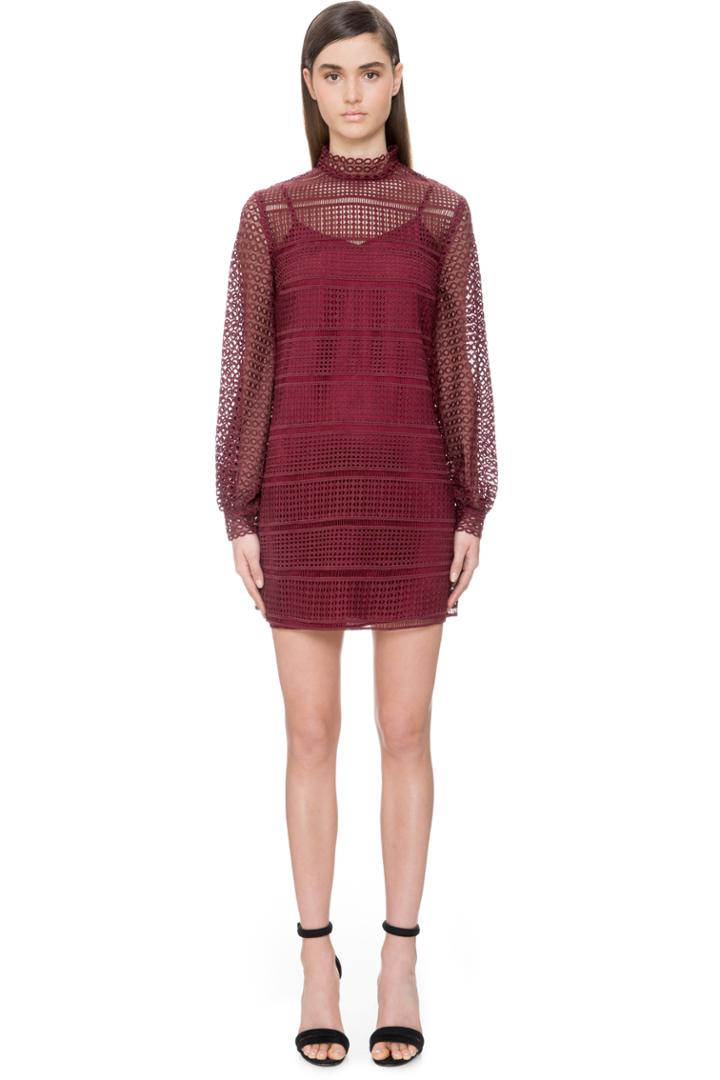 Keepsake Irreplaceable Lace Dress Fig