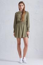 The Fifth Chase That Feeling Long Sleeve Dress Khaki