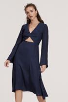 Finders Keepers Mercurial Dress Navy