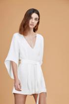 C/meo Collective Never Be Playsuit Ivory