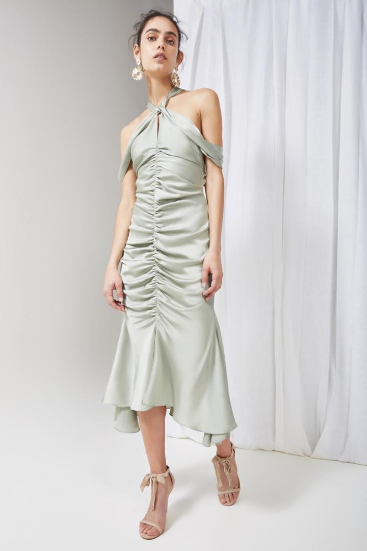 Keepsake Keepsake Dark Paradise Midi Dress Sagexxs, Xs,s,m,l,xl