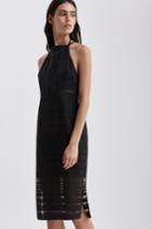 Finders Keepers Brixton Backless Dress Black