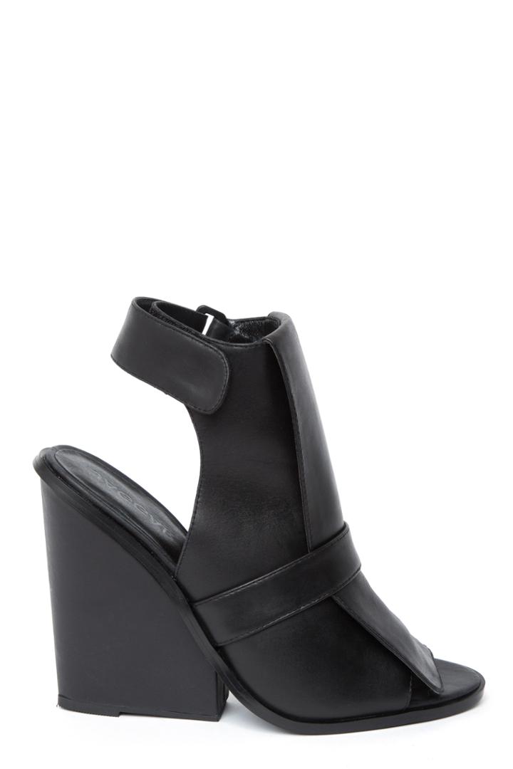 Jaggar Footwear Virtual Wedge Black