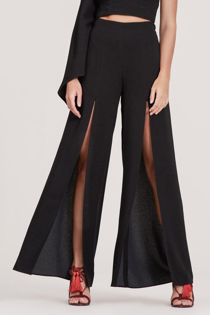 Finders Keepers Haunted Split Pant Black