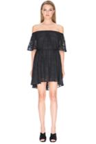 Finders Keepers Better Days Ruffle Dress Black
