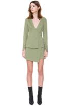 C/meo Collective Real Life Shirt Jacket Khaki Stripe