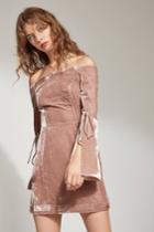 C/meo Collective Summer Mist Dress Dusk Velvet