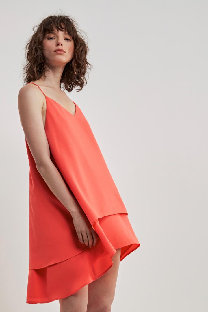 C/meo Collective Renegade Dress Morange