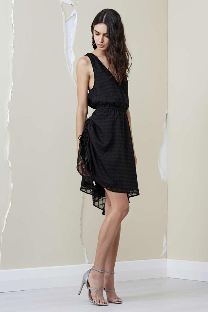 Finders Keepers Finders Keepers Ryder Short Sleeve Dress Black