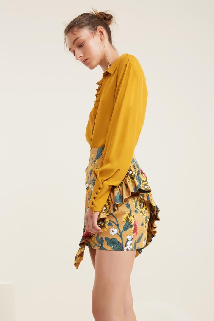 C/meo Collective C/meo Collective Another Lover Skirt Marigold Floralxxs, Xs,s,m,l