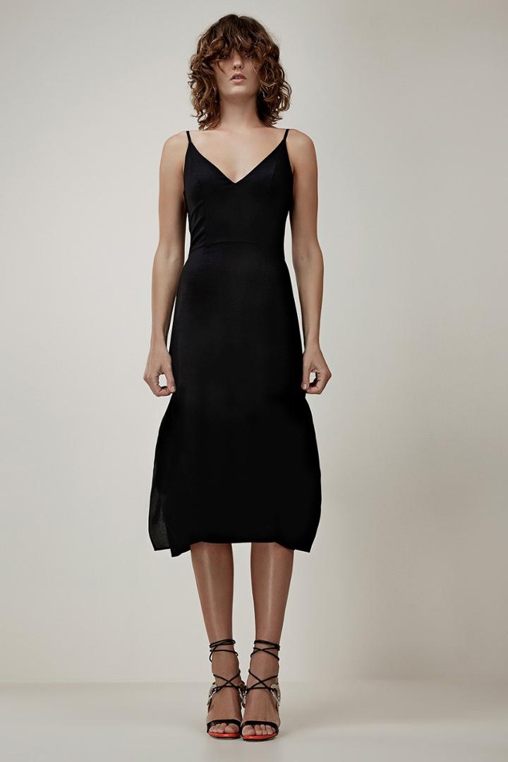 C/meo Collective Shadow Dress Black