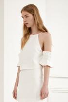 C/meo Collective Double Take Top Ivory