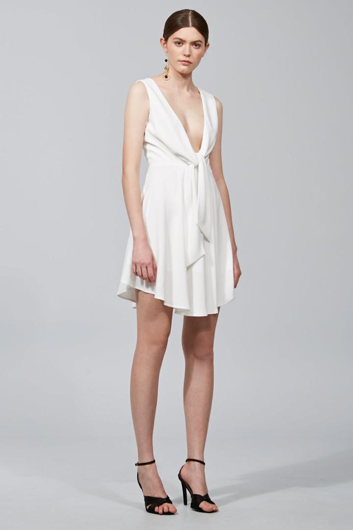 Keepsake Dream On Mini Dress Ivory