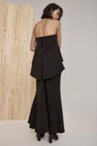 C/meo Collective I Dream It Bustier Full Length Dress Black