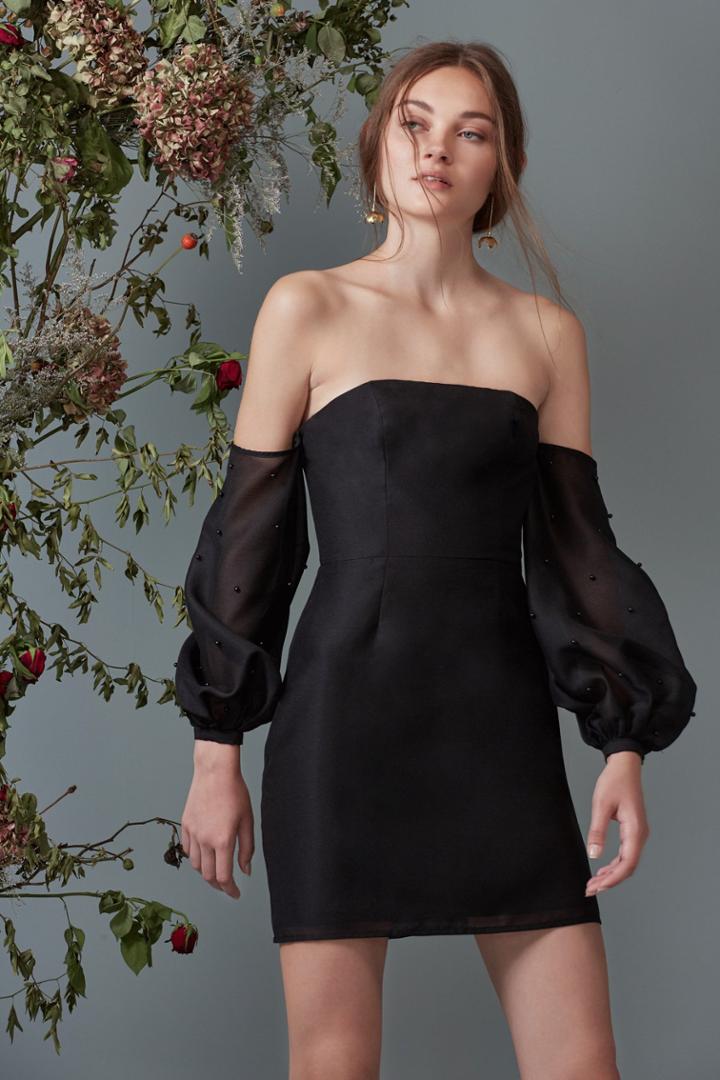 Keepsake Keepsake Call Me Long Sleeve Mini Dress Blackxxs, Xs,s,l