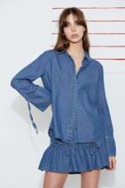 The Fifth Capricorn Shirt Washed Bluexxs, Xs,s,m,l,xl