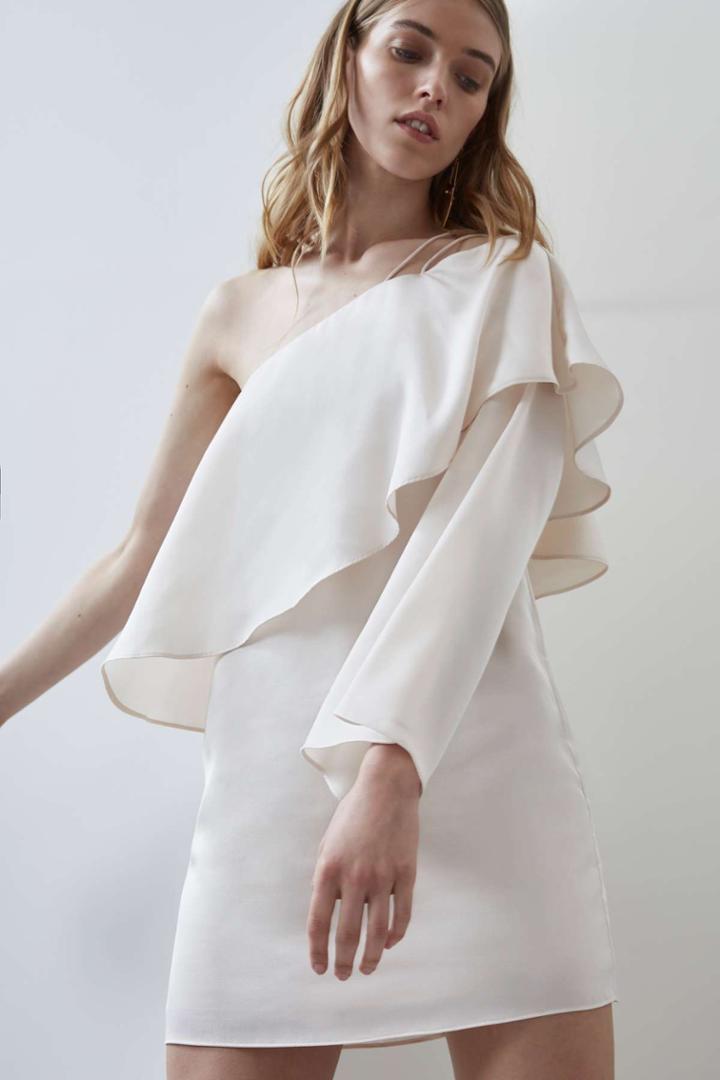 C/meo Collective C/meo Collective Nothing Even Matters Mini Dress Chalk
