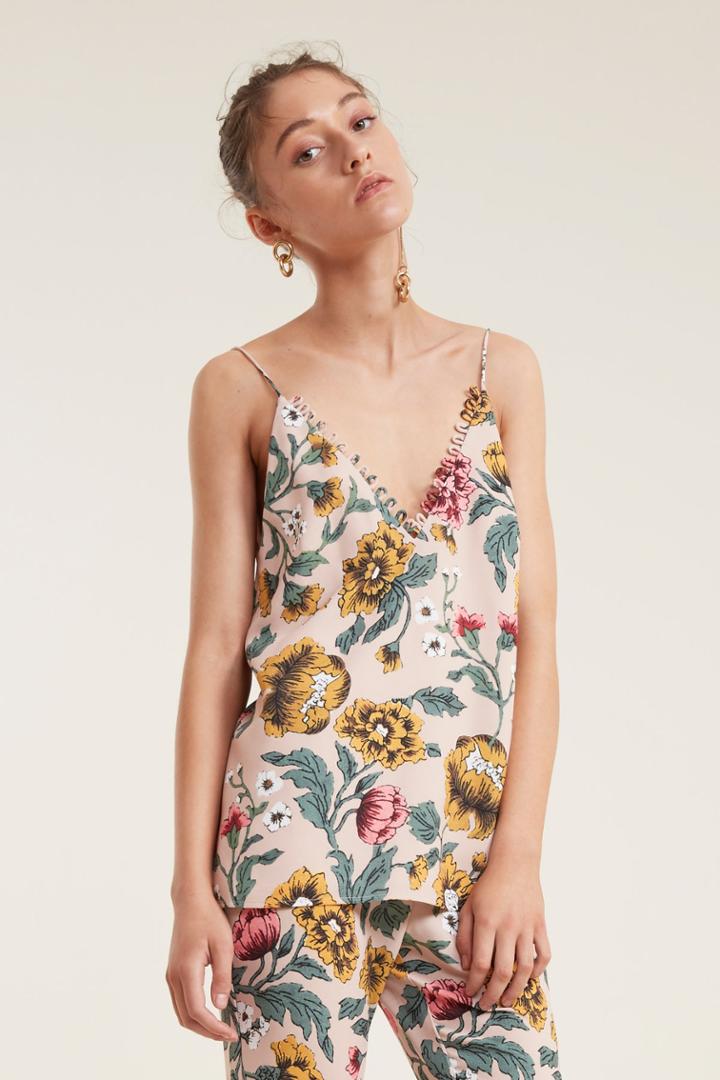C/meo Collective C/meo Collective Immerse Top Blush Floralxxs, Xs,s,m,l