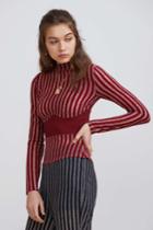 Finders Keepers Descent Knit Long Sleeve Top Ember Stripexxs, Xs,s,m,l,xl