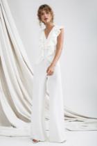 C/meo Collective Metal Clouds Pantsuit Ivory