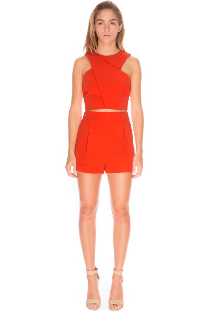 Finders Keepers Hurricane Shorts Pomegranite