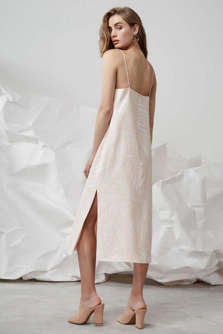 Finders Keepers Finders Keepers Knox Dress-print Musk Base Leaf Print