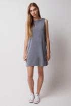 The Fifth The Fifth Repetition Tank Dress Navy And White