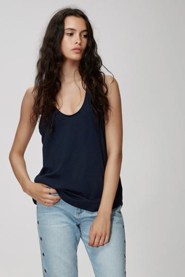 The Fifth Around The World Singlet Navy