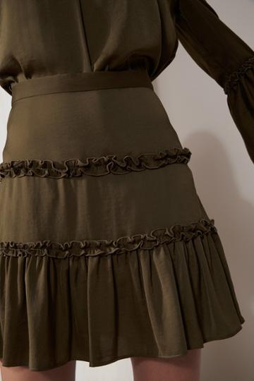 The Fifth Banjo Skirt Khaki