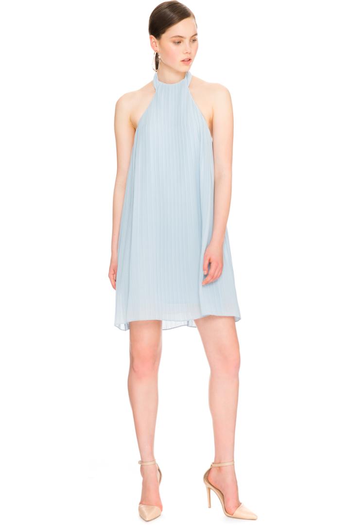 Keepsake Listen Out Mini Dress Pastel Blue
