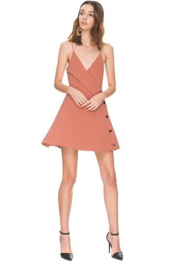 C/meo Collective Dream Space Dress Terracotta