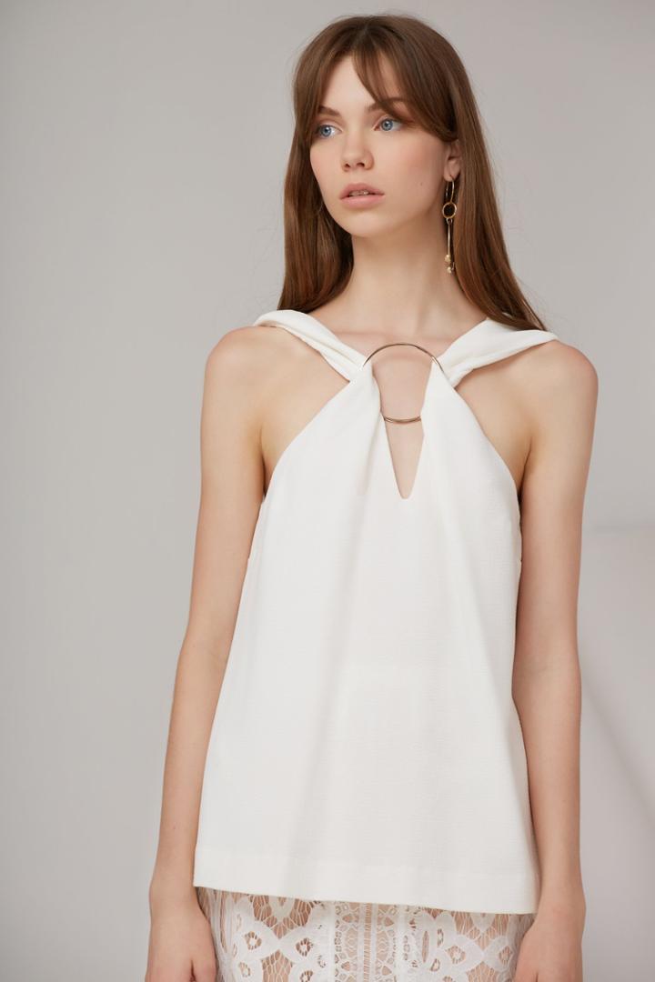 Keepsake Keepsake Darkest Light Top Ivory