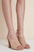 Jaggar Footwear Pinnacle Suede Heel Nude