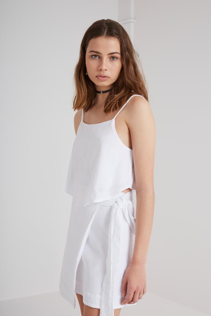 The Fifth Sweet Disposition Top White