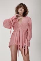 C/meo Collective Unstoppable Long Sleeve Playsuit Morange Link