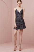 Keepsake Too Soon Mini Dress Navy