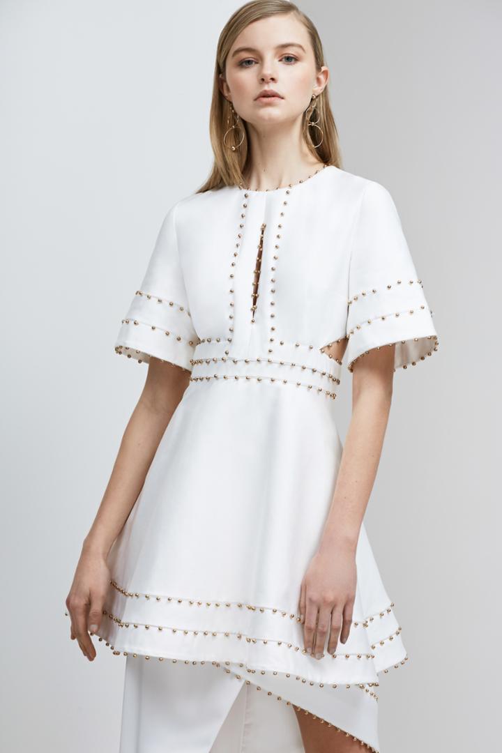 Keepsake All In Love Mini Dress Ivory