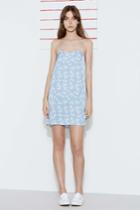 The Fifth Ophelia Dress Sky Linear Roses,m