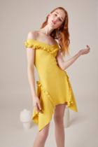 C/meo Collective C/meo Collective Iridescent Knit Dress Chartreusexxs, Xs,s,m,l