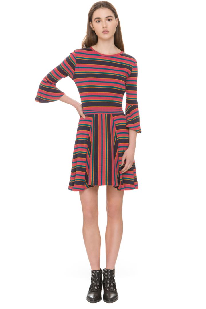 The Fifth The Other Side Skirt Coloured Stripe